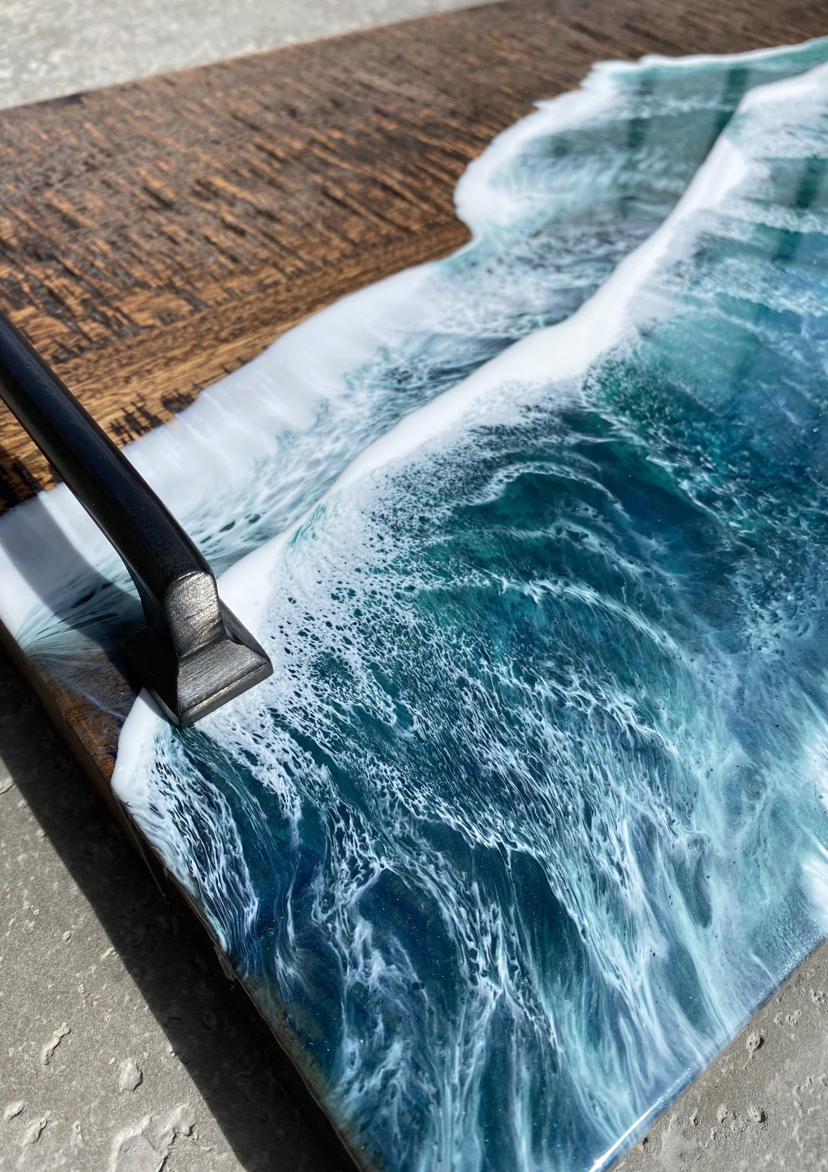 Rustic Wood Serving Board 