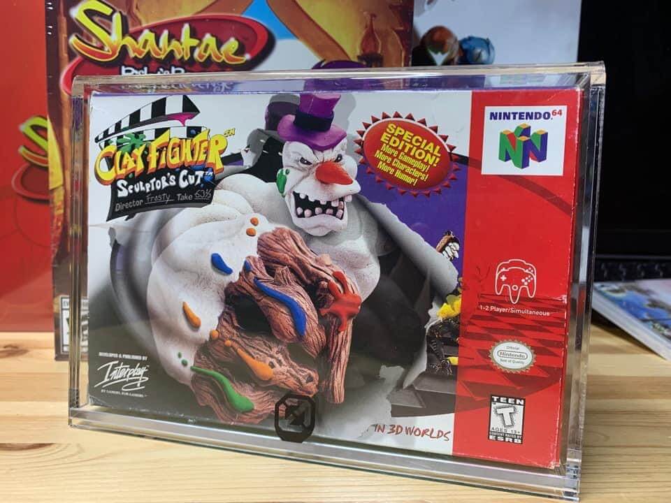 Acrylic Display Protector for SNES Games and N64 Game Box - Pack of 2 