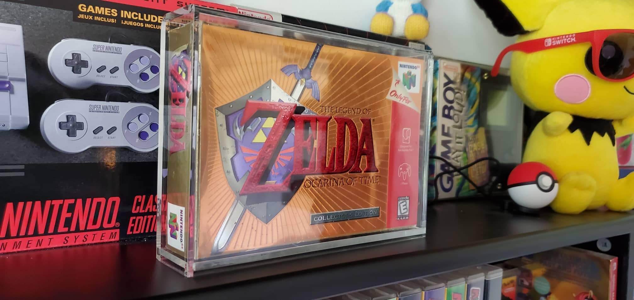 Acrylic Display Protector for SNES Games and N64 Game Box - Pack of 2 