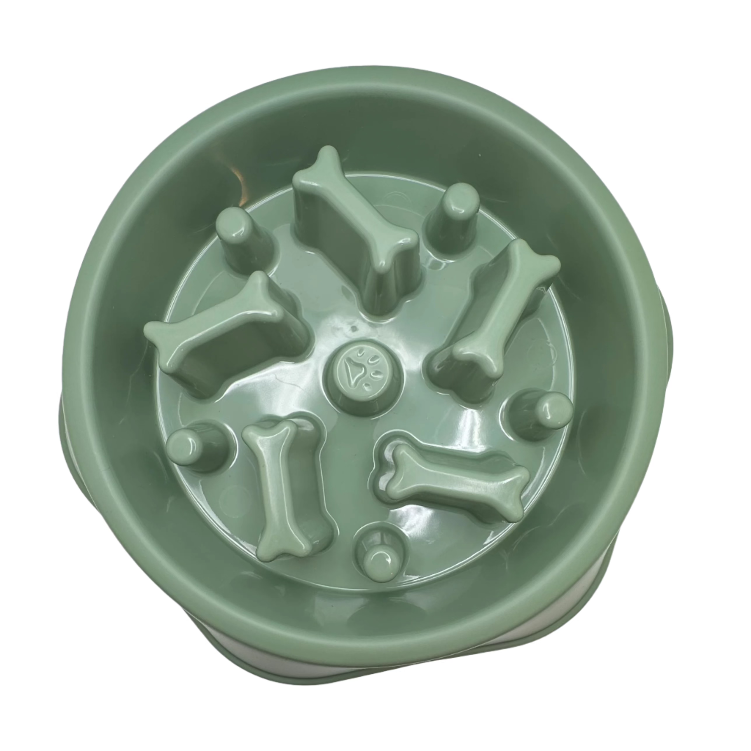 Slow Feeder Dog Bowl – Bone-Shaped for Healthy Eating 