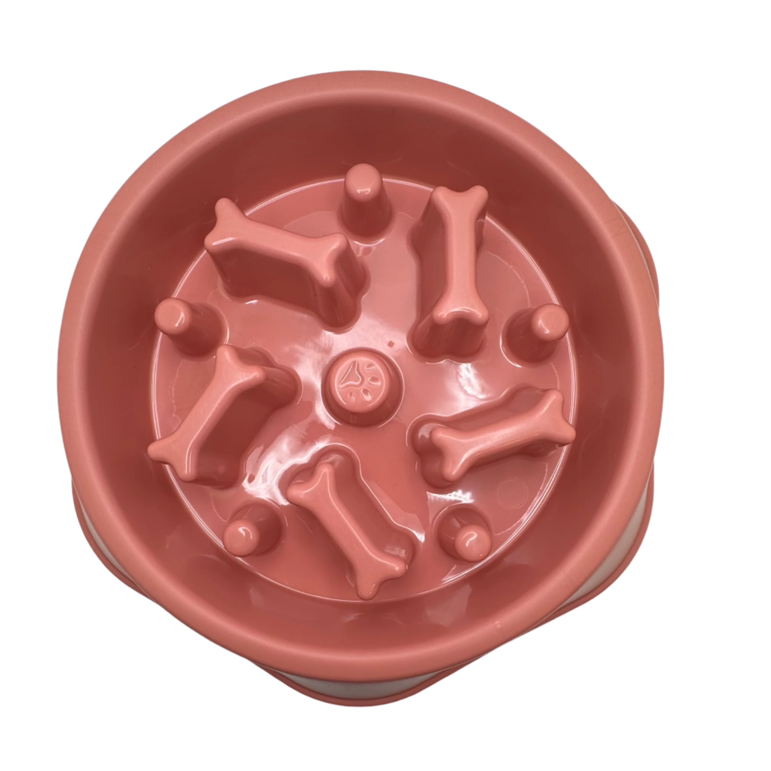 Slow Feeder Dog Bowl – Bone-Shaped for Healthy Eating 