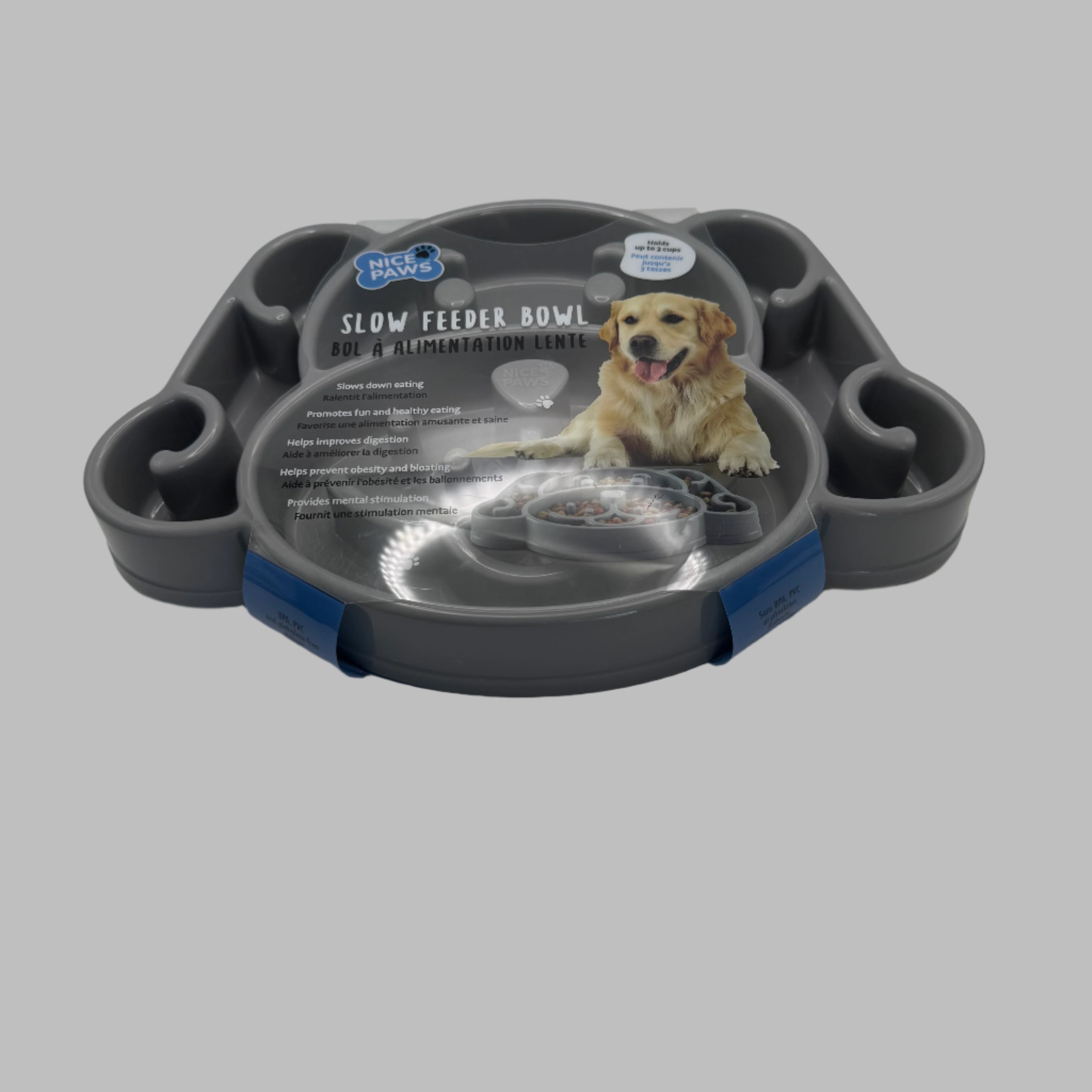 Dog Slow Feeder Bowl – Puppy Shape for Healthy Digestion 