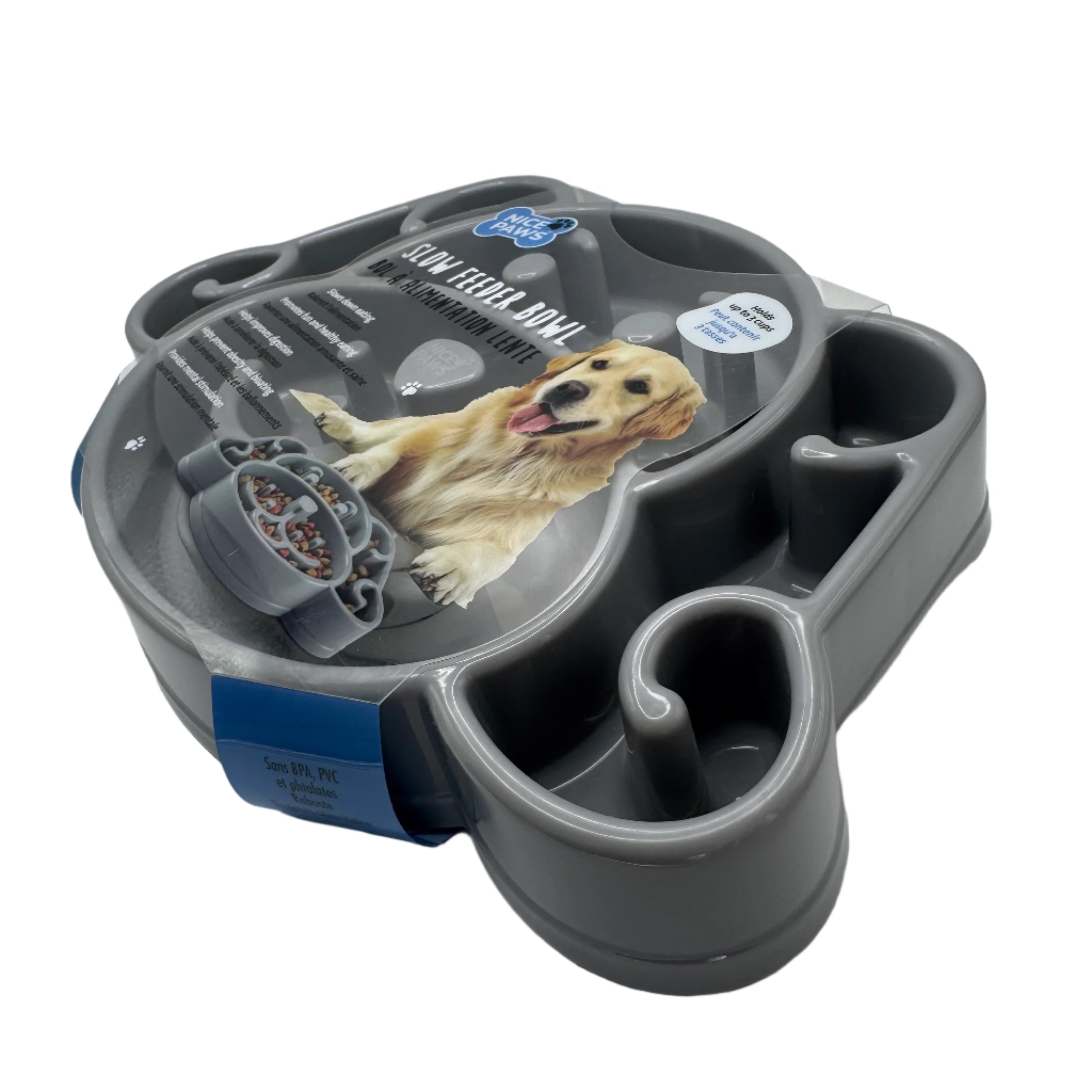 Dog Slow Feeder Bowl – Puppy Shape for Healthy Digestion 