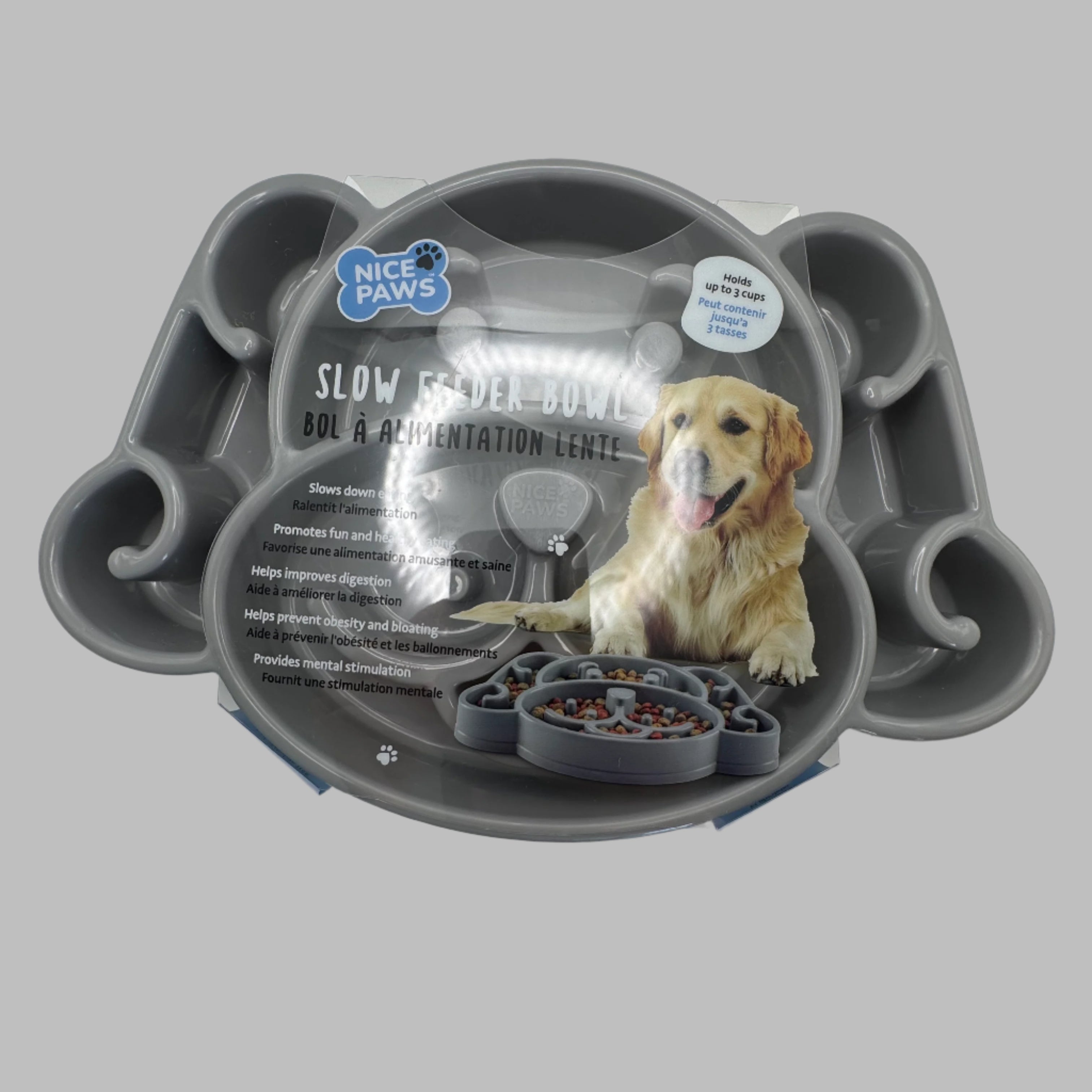 Dog Slow Feeder Bowl – Puppy Shape for Healthy Digestion 