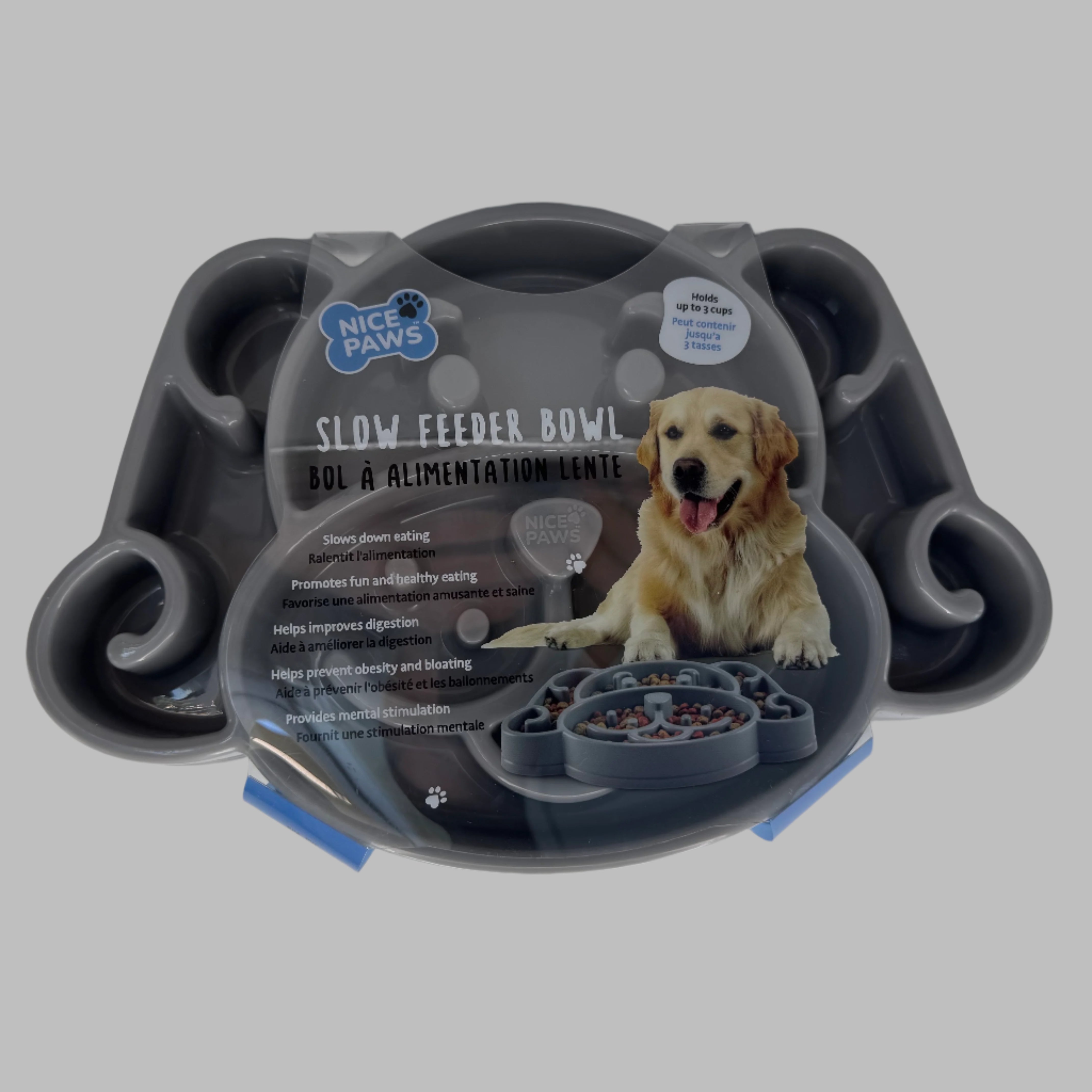Dog Slow Feeder Bowl – Puppy Shape for Healthy Digestion 