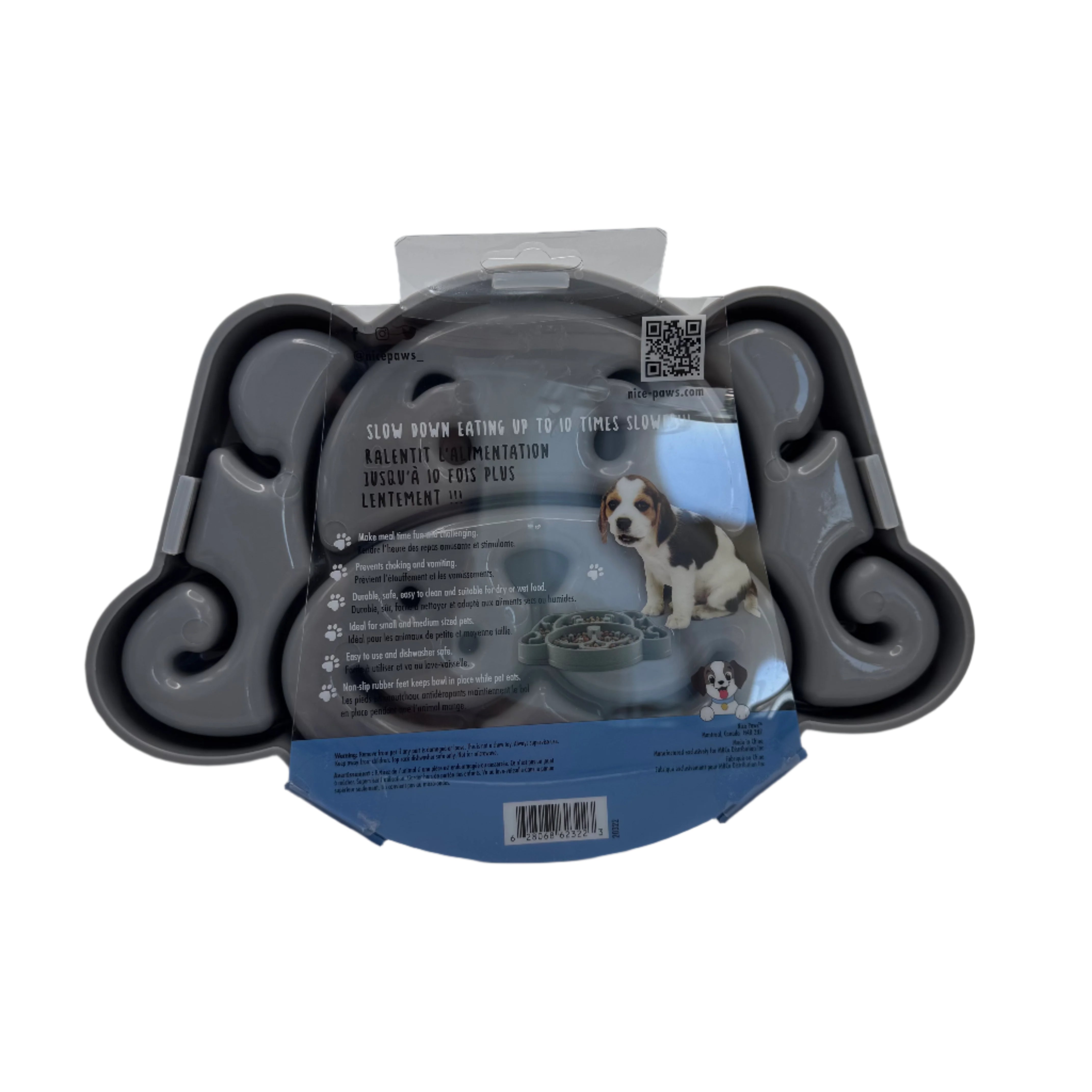 Dog Slow Feeder Bowl – Puppy Shape for Healthy Digestion 