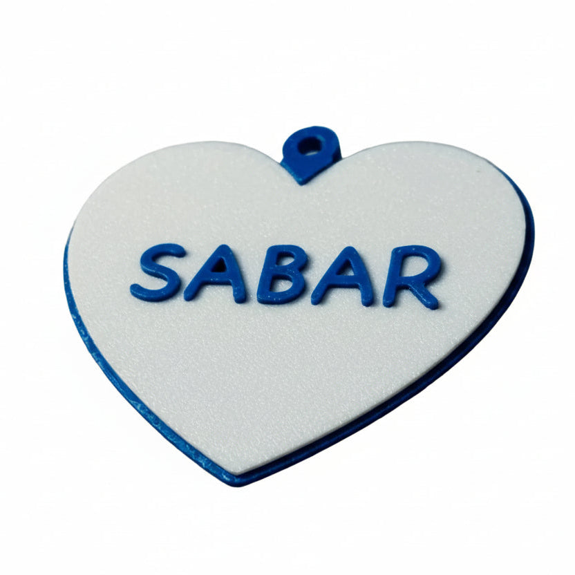 Personalized Pet Name and Number Tag with Swivel Snap Hook 