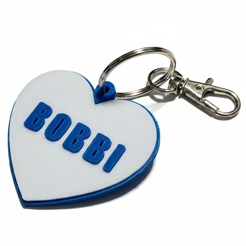 Personalized Pet Name and Number Tag with Swivel Snap Hook 