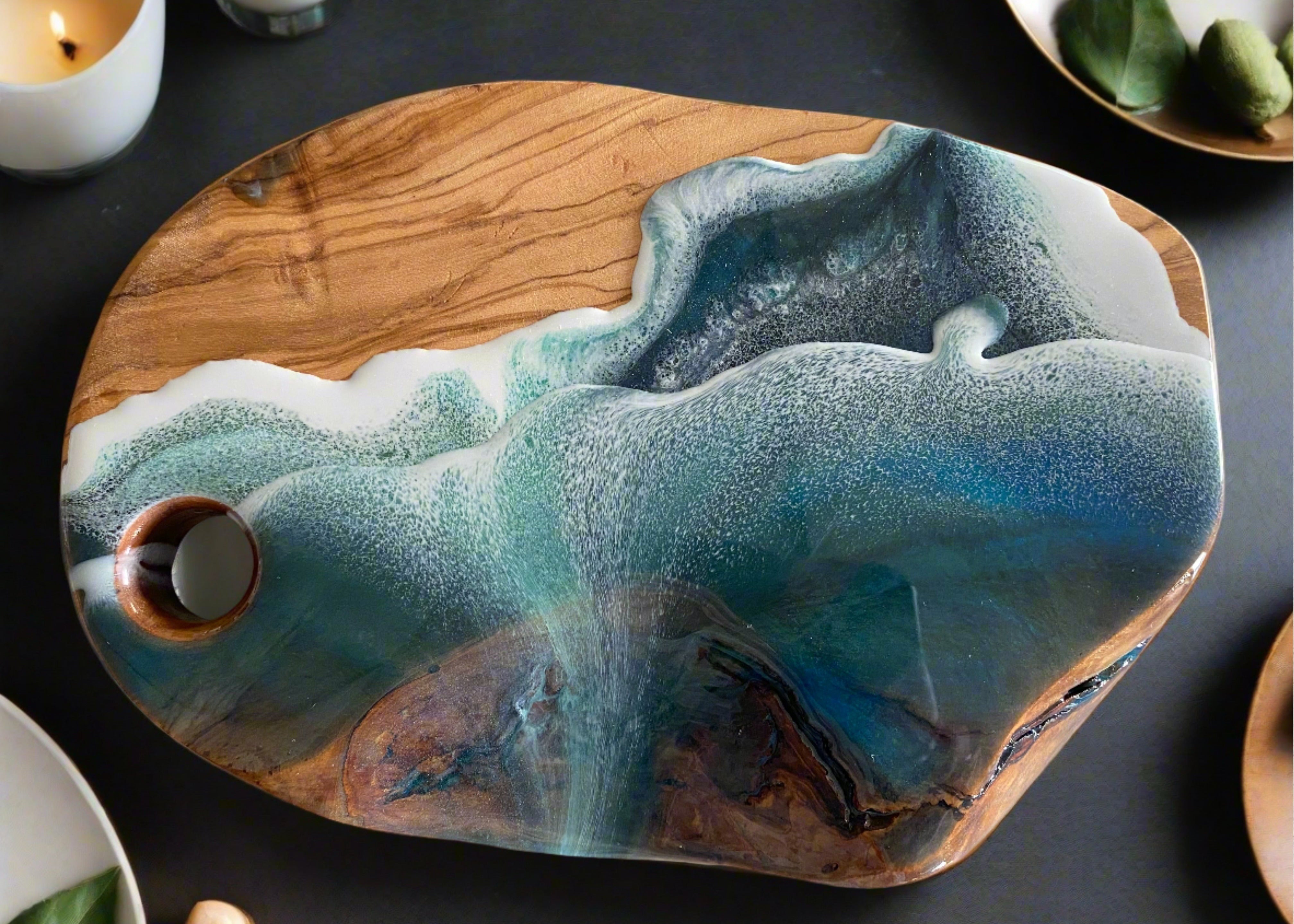 Olive Wood Charcuterie Board 