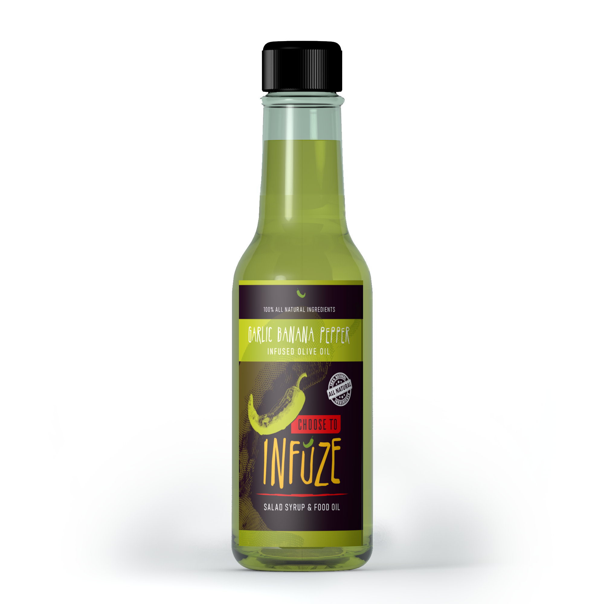 Garlic Banana Pepper Infused Olive Oil 150 ml (5 oz) 