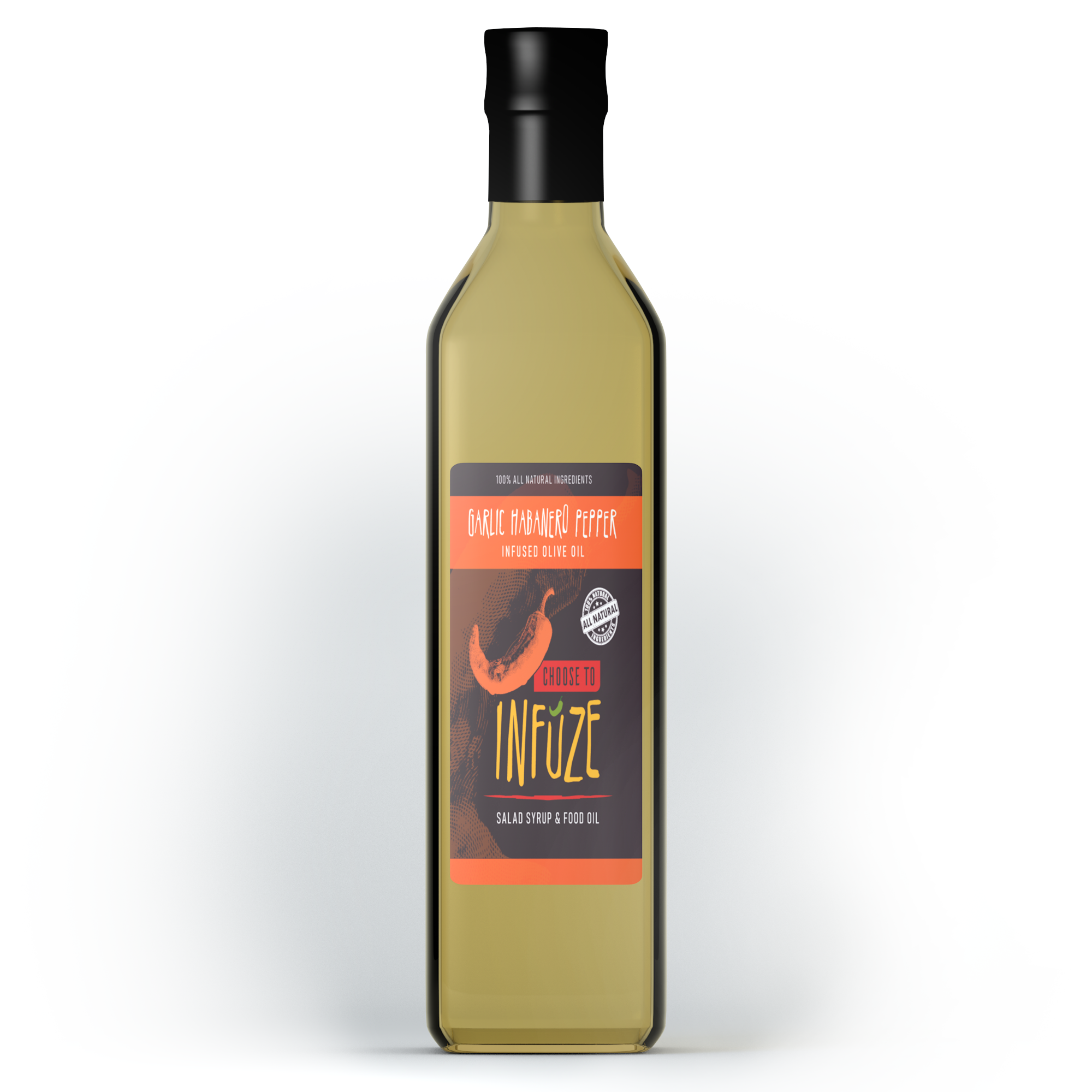 Garlic Habanero Infused Olive Oil 250 ml (8.5 oz) 