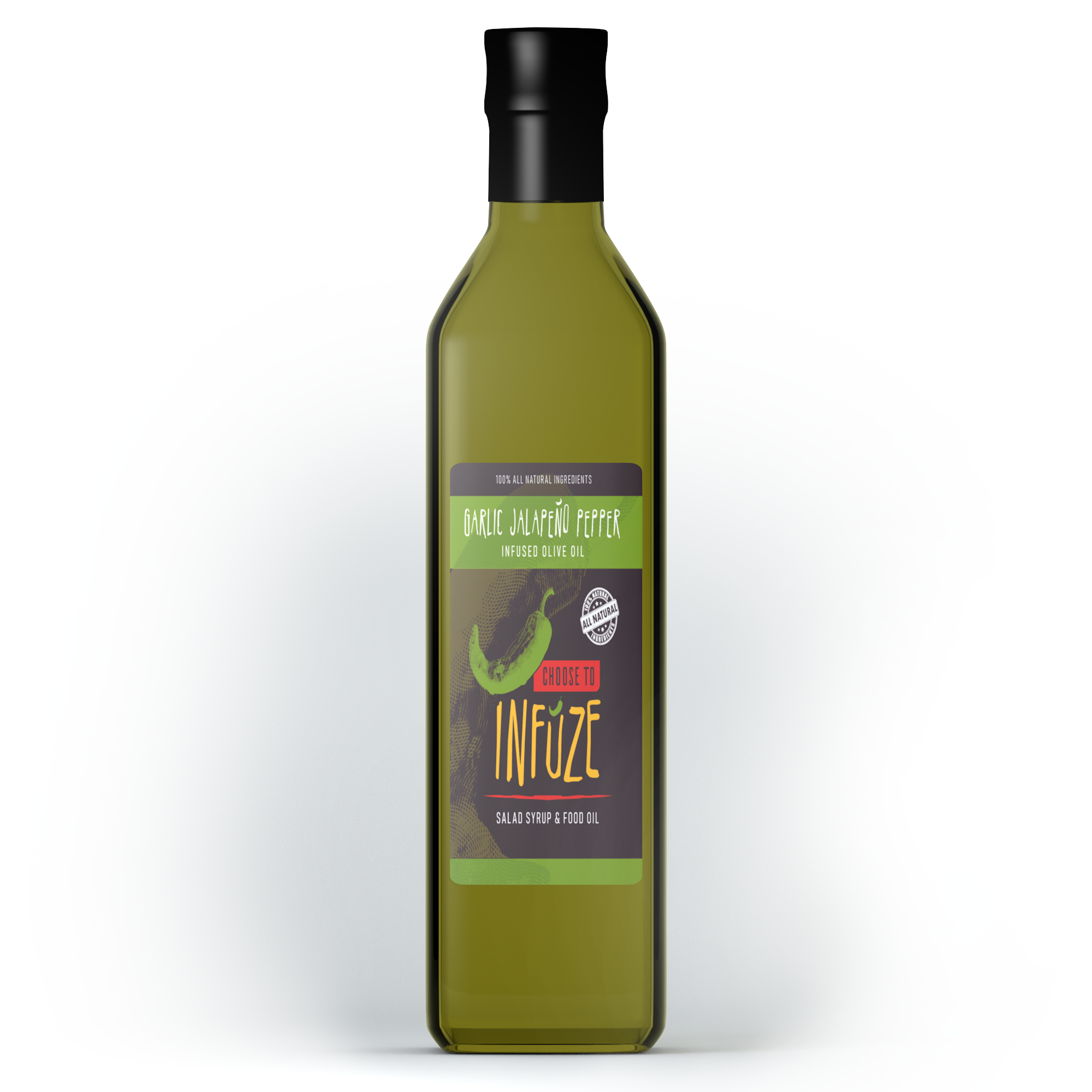 Garlic Jalapeño Infused Olive Oil 250 ml (8.5 oz) 