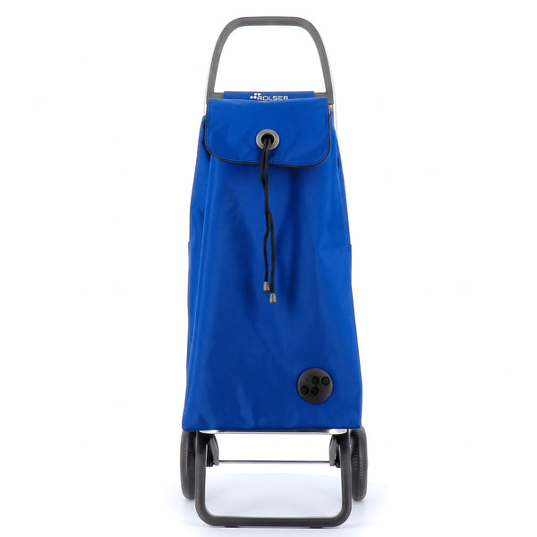 Folding Shopping Cart, Rolser I-Max MF Convert 2, Aluminum, Sapphire Blue