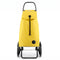 Stair Climbing Folding Shopping Cart, Rolser I-Max Zen RD6, 6-Wheel, Aluminum, Yellow