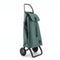 Folding Shopping Cart, Rolser I-Max MF Logic, 2-Wheel, Aluminum, Pine Green