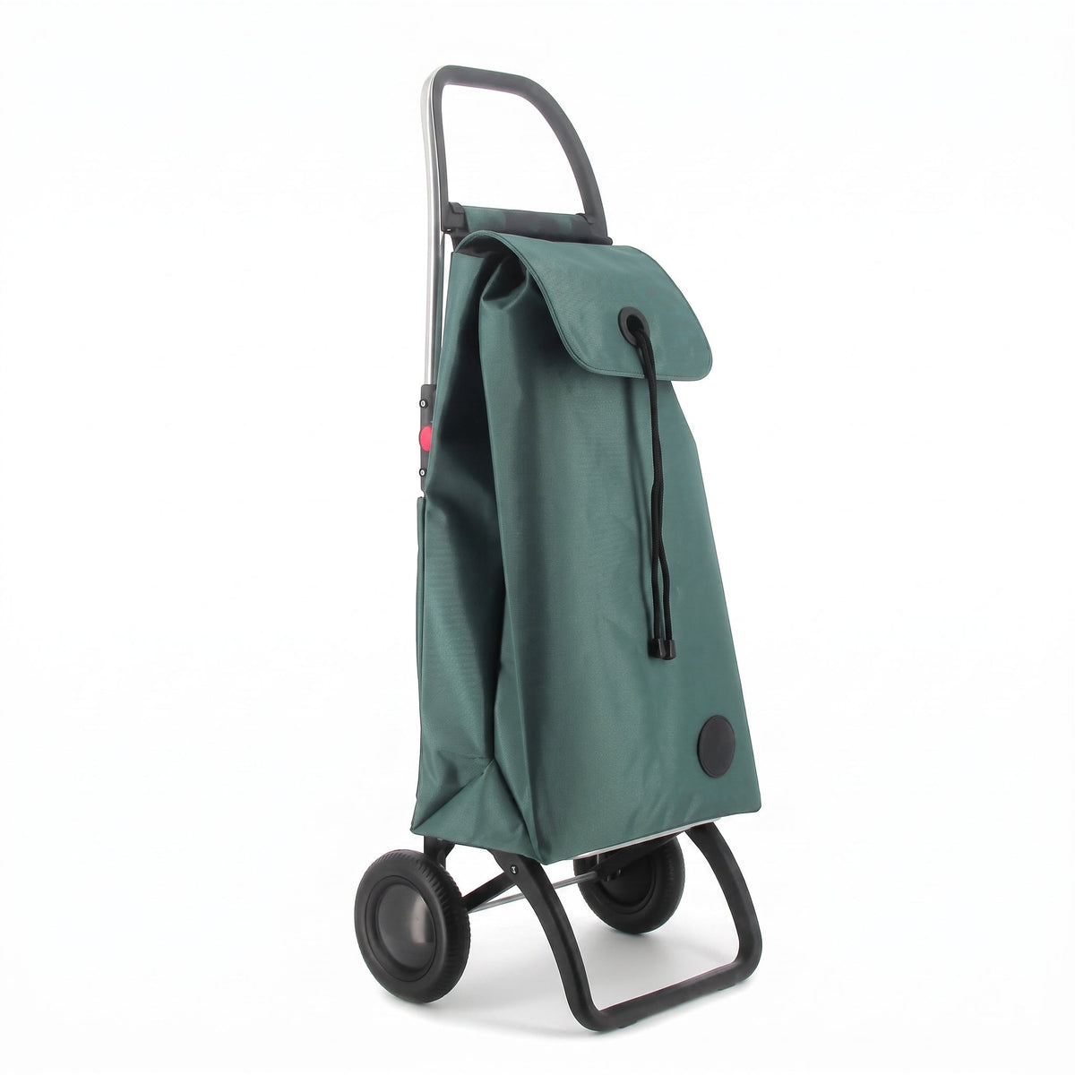 Folding Shopping Cart, Rolser I-Max MF Logic, 2-Wheel, Aluminum, Pine Green