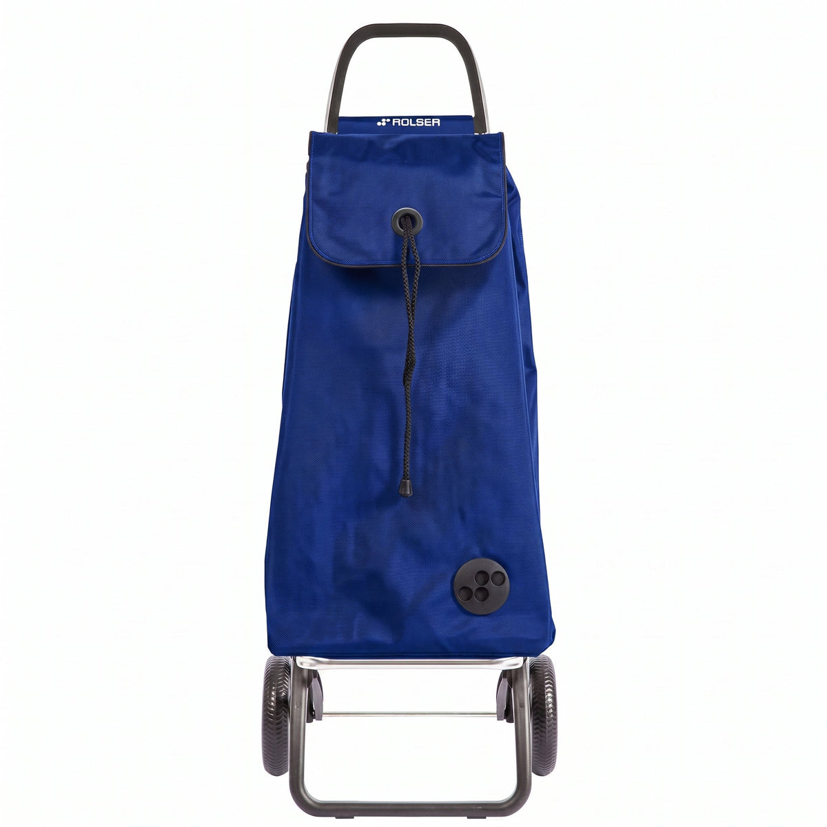Folding Shopping Cart, Rolser I-Max MF Logic, 2-Wheel, Aluminum, Sapphire Blue
