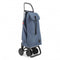 Folding Shopping Cart, Rolser I-Max Logic Tour, 4-Wheel, Aluminum, Denim Blue