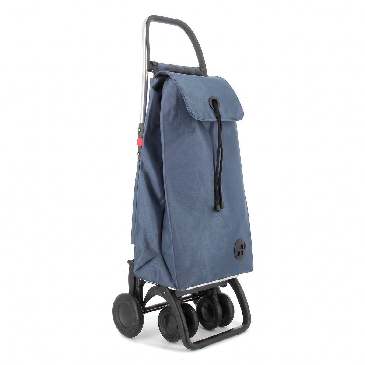 Folding Shopping Cart, Rolser I-Max Logic Tour, 4-Wheel, Aluminum, Denim Blue