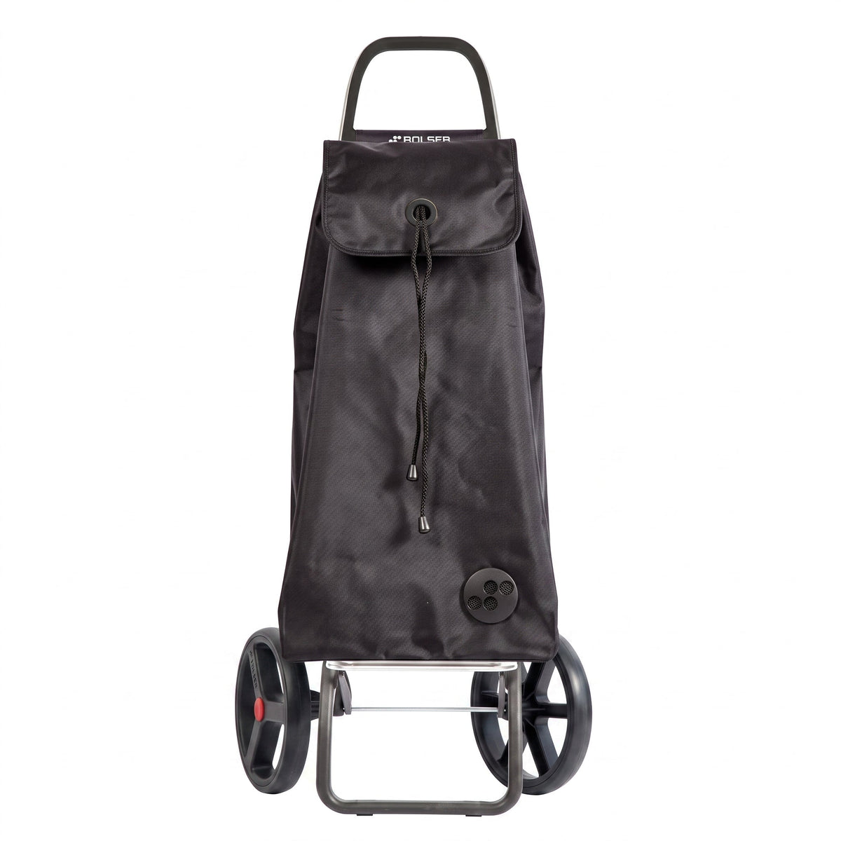 Folding Shopping Cart, Rolser I-Max Logic RSG, Aluminum, Black