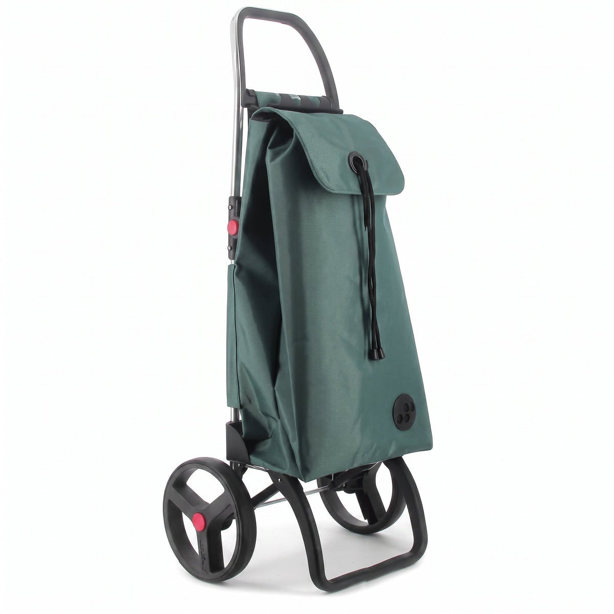 Folding Shopping Cart, Rolser I-Max Logic RSG, Aluminum, Pine Green