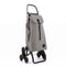 Stair Climbing Folding Shopping Cart, Rolser I-Max Tweed 6L Logic, Aluminum, Grey