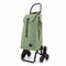 Stair Climbing Folding Shopping Cart, Rolser I-Max Tweed 6L Logic, Aluminum, Jade Green