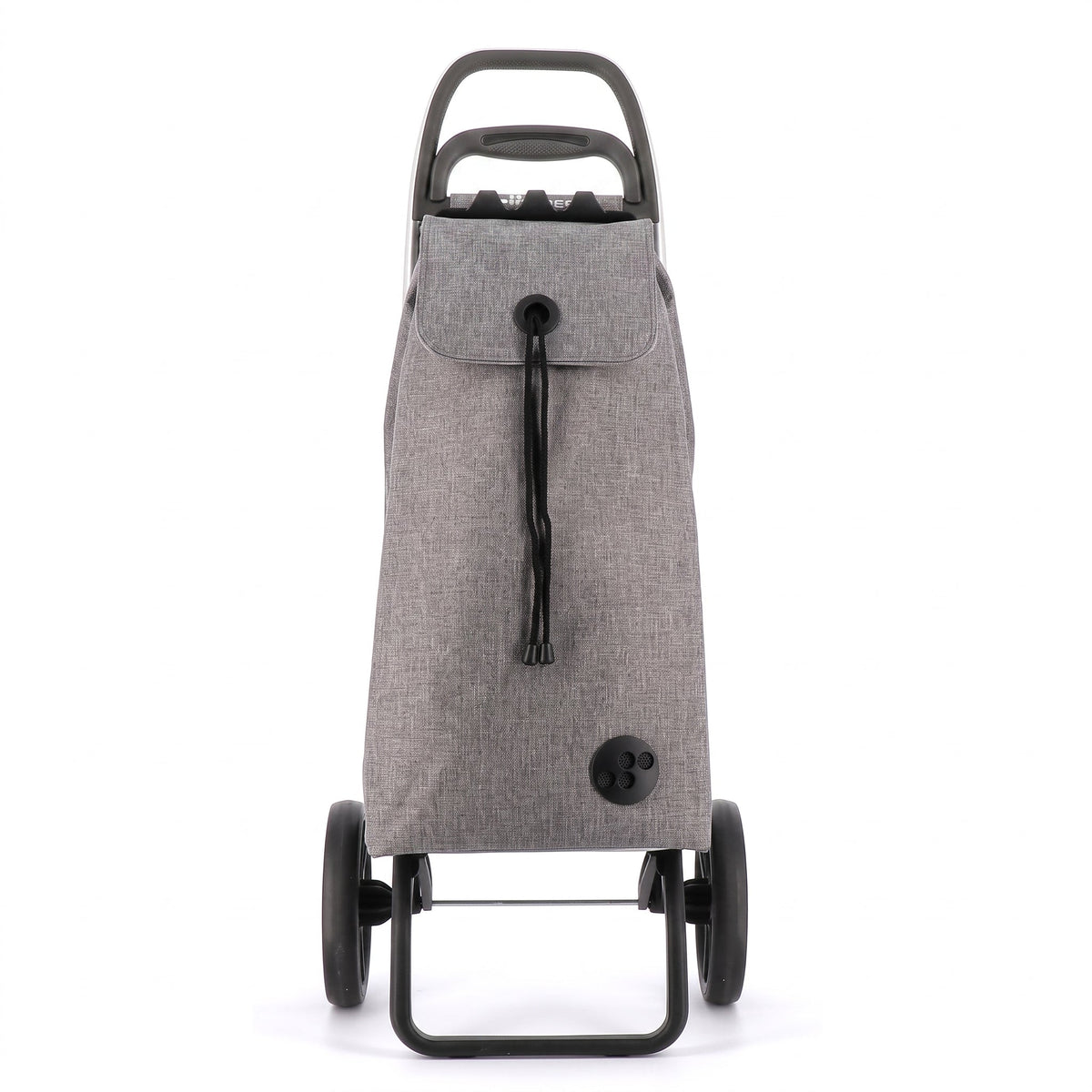 Folding Shopping Cart, Rolser I-Max Tweed Logic RSG, Aluminum, Grey