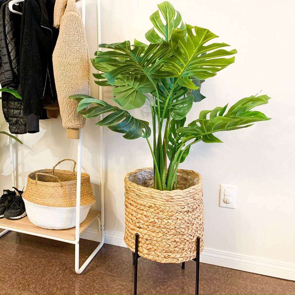 Isha Natural Braided Planter 