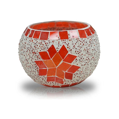 GB02B Votive Holders (4 inch), Glass, Snowflake 