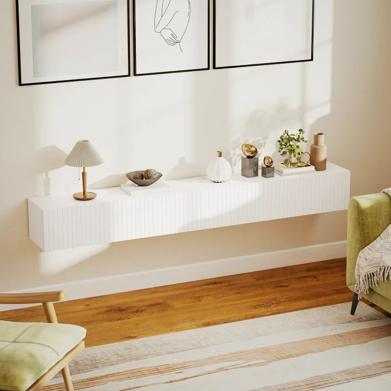 71" Extra Long Console Table with Storage Shelf and Guardrails, Industrial Entryway Table for Living Room, Rustic Brown