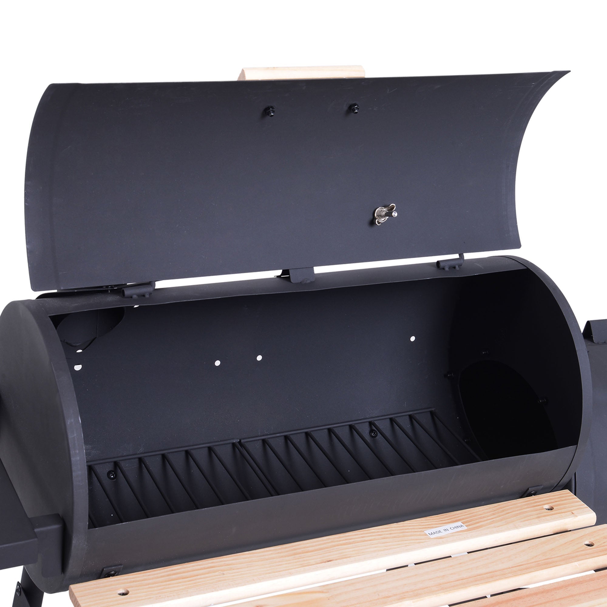 Outsunny 48" Freestanding Charcoal BBQ Grill Portable Smoker for Outdoor Camping Picnic Barbecue Cooker 