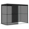 Outsunny 2.4 x 1.2 x 1.9m Plant Cage, Outdoor Walk-in Greenhouse with Insect-Proof Zippered Doors & Metal Frame for Gardening