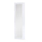 HOMCOM Wall-Mounted Jewelry Armoire: With Full-Length Mirror Storage Organizer, White