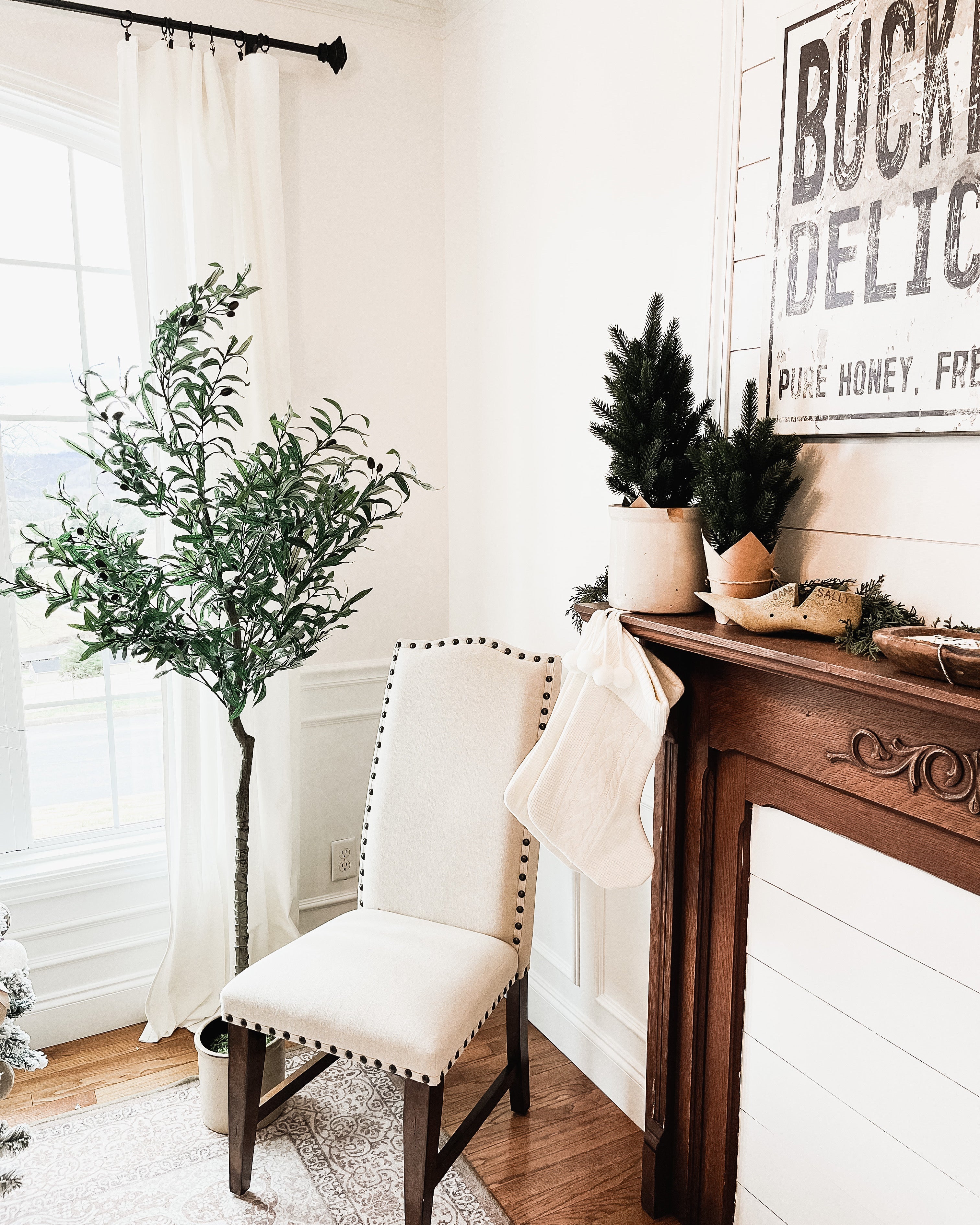 Oli Artificial Olive Tree Potted Plant (Multiple Sizes) 