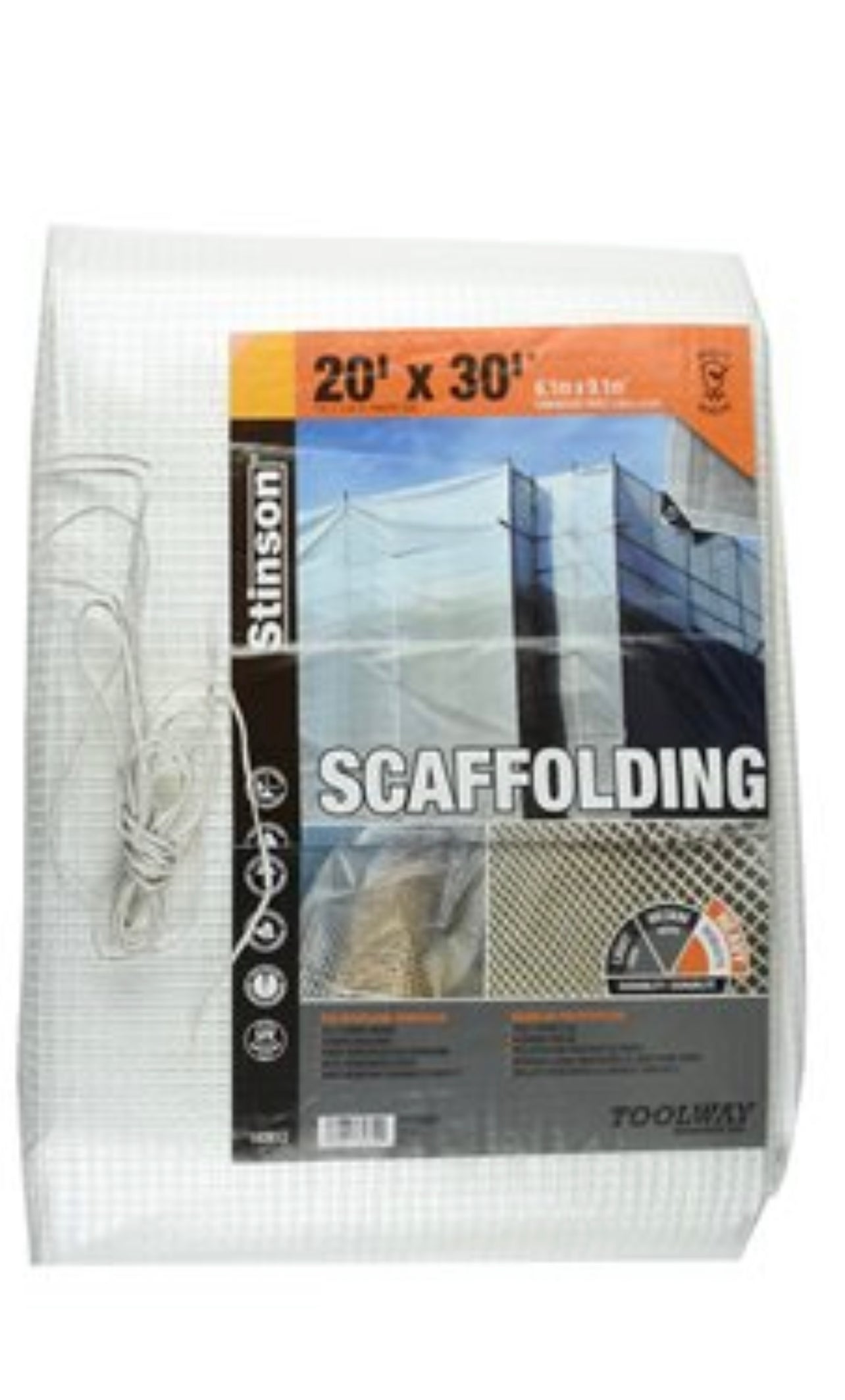 SCAFFOLD LENO TARPAULIN (NET) 20 ft. X 30 ft. 