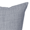 Indigo Houndstooth Cushion Cover – Deep Blue-Purple Accent with Gold, Hand-Made in Canada