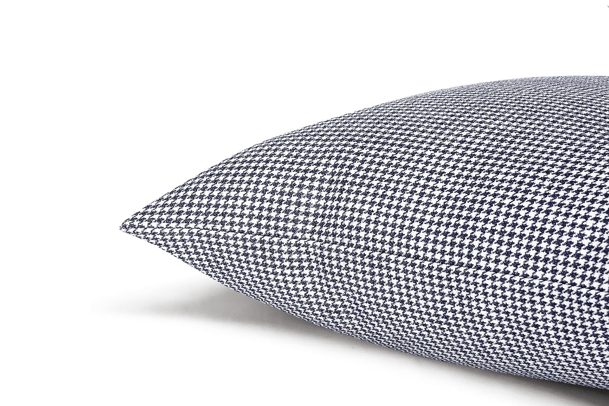 Indigo Houndstooth Cushion Cover 
