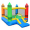 Inflatable Bounce House 2-in-1 Crayon Themed Kids Bouncer with 550W Blower