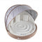 Inflatable Canopy Island Tanning Pool Lounger Float with Retractable Canopy