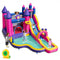 Inflatable Water Slide Princess Themed Bounce Castle with Climbing Wall 680W Blower Included