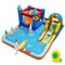 Inflatable Water Slide Park Bouncy Castle with Climbing Wall with Blower