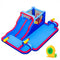 Inflatable Water Slide Park Giant Bounce House with Double Slides with 750W blower