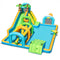 Inflatable Water Slide Tropical Theme Dual Slide Aqua Park Blower Excluded
