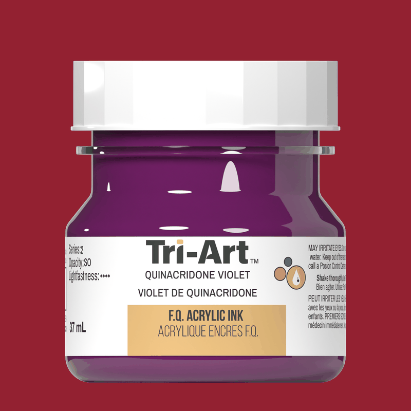 Tri-Art Ink - Quinacridone Violet - 37mL 