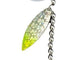 Single Hook Willow Leaf Spinner – Lime Scale Blade Lure