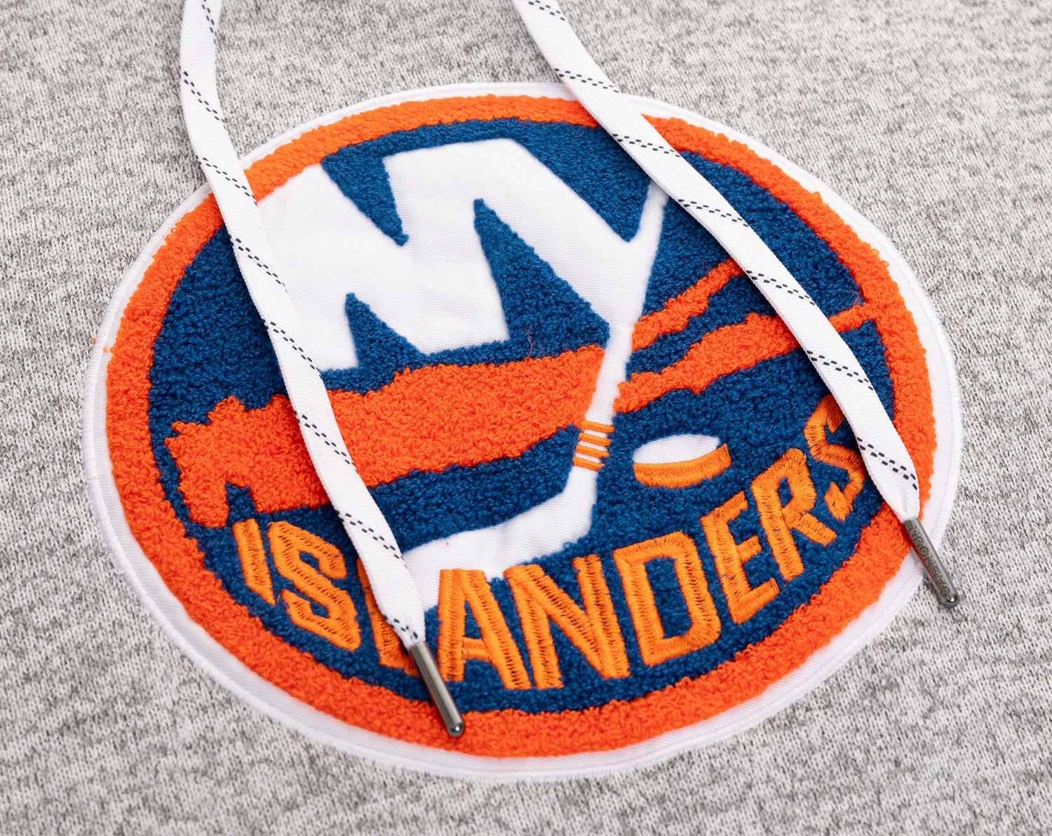 New York Islanders "Muskoka Style" Premium Chenille Woven Logo Hoodie 