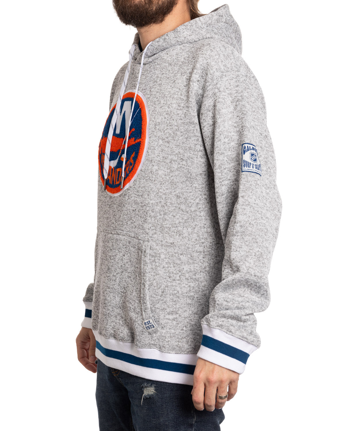 New York Islanders "Muskoka Style" Premium Chenille Woven Logo Hoodie 