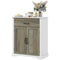 HOMCOM Sideboard Buffet Cabinet, Storage Cabinet with Drawer, Double Doors and Adjustable Shelf, White