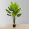 Javi Artificial Spathiphyllum Leaf Potted Plant 51